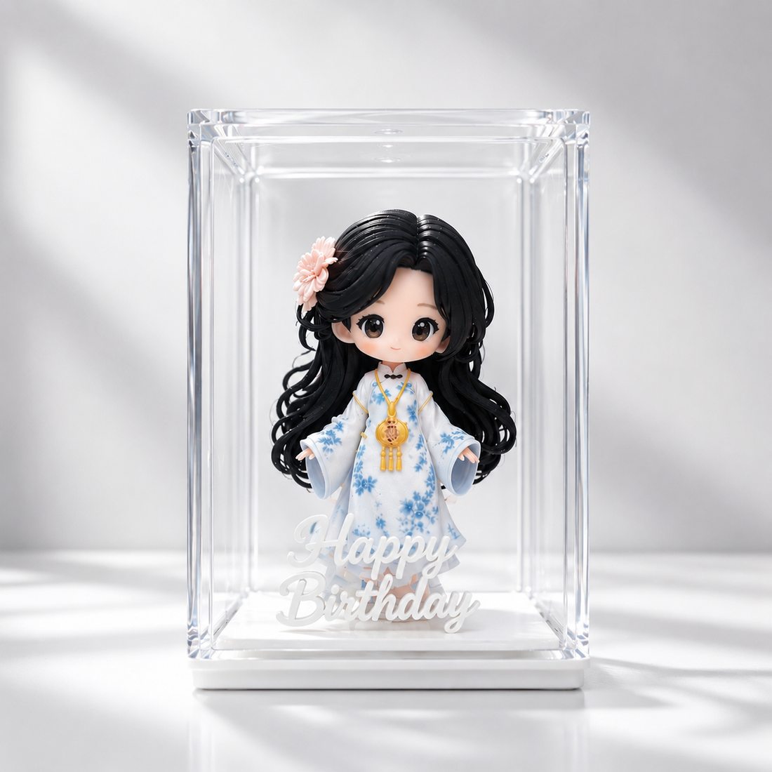 Custom 3D cartoon figurine for a personalized Halloween photo gift guide